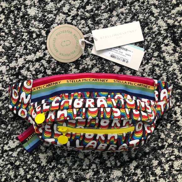 Stella McCartney Logo Rainbow Bum Bag Fanny Pack - Picture 2 of 14